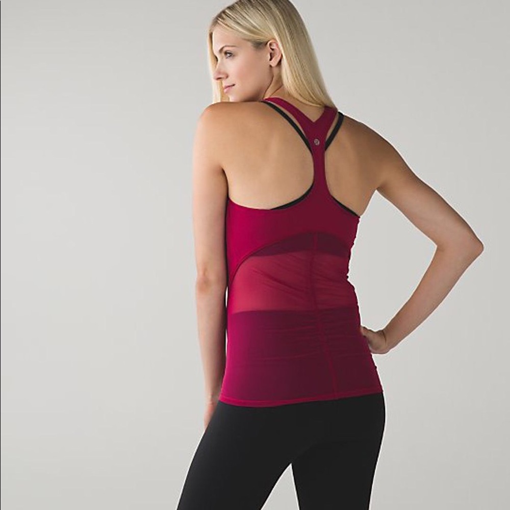 Lululemon Cool Racerback* Shine On size 4